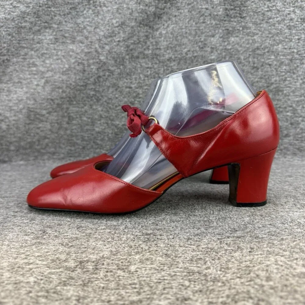 ✅Women’s 8B/2A VTG 60s/70's Fashion Craft D’Orsay Heel Pumps ✅Collectors Display - Picture 10 of 13